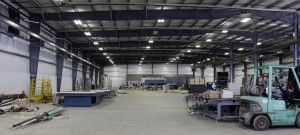 United Plate Glass Under Construction Inside
